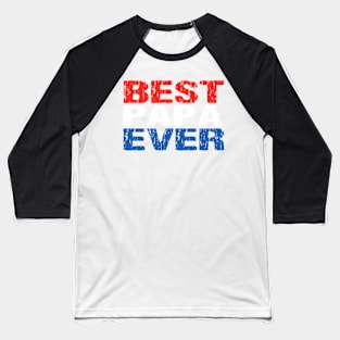 Netherlands Best Papa Ever Dad Dutch Flag Baseball T-Shirt